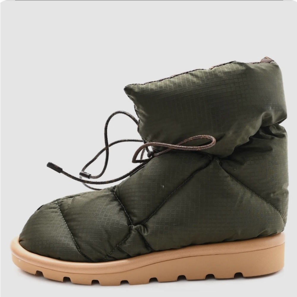 Louis Vuitton Dark Green Quilted Ankle Booties - Picture 6 of 7